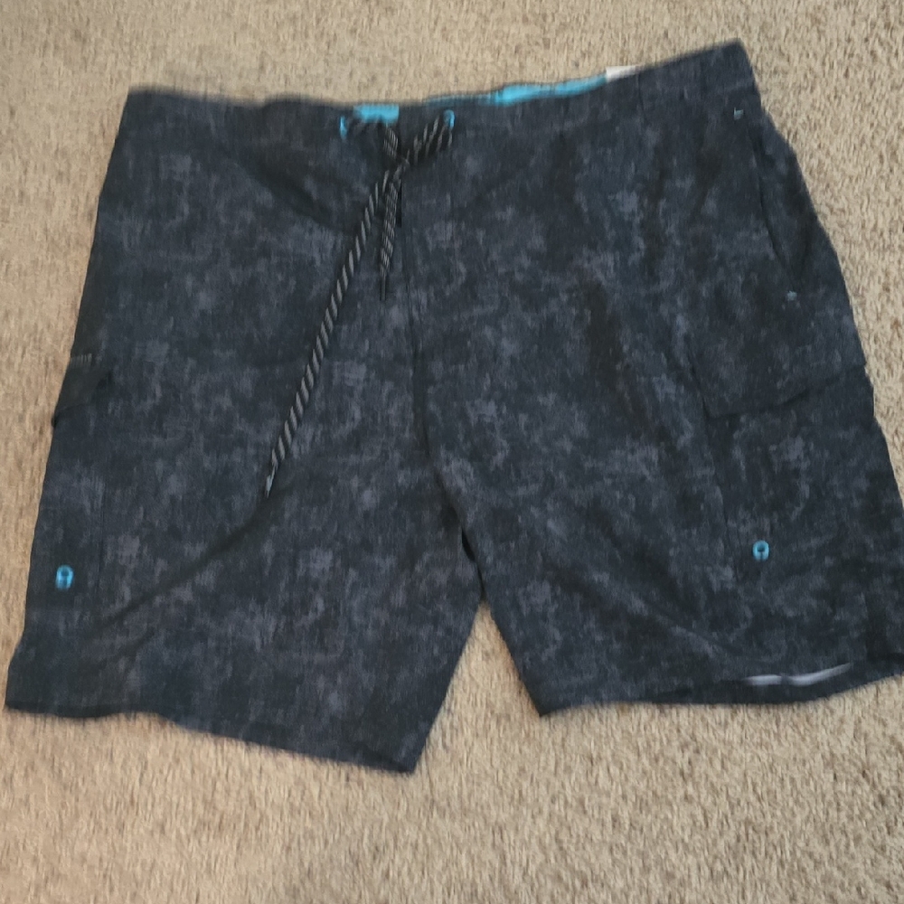 ZeroXposur Black Board Shorts Quick-Dry Swimwear